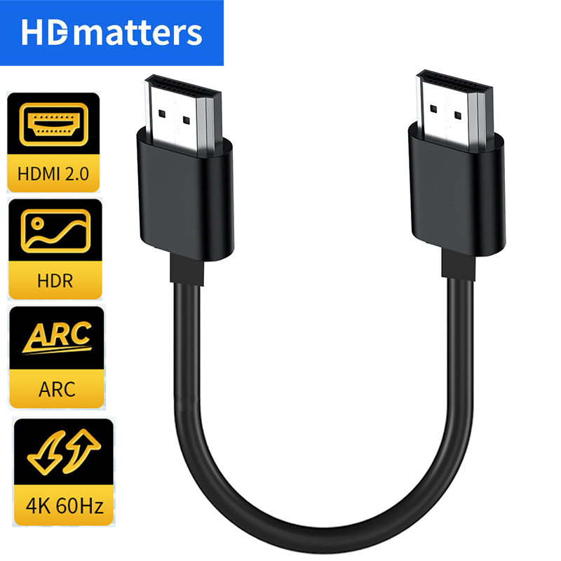 Home Cinema Apple - Ultra Short HDMI 2.0 Cable 4K
