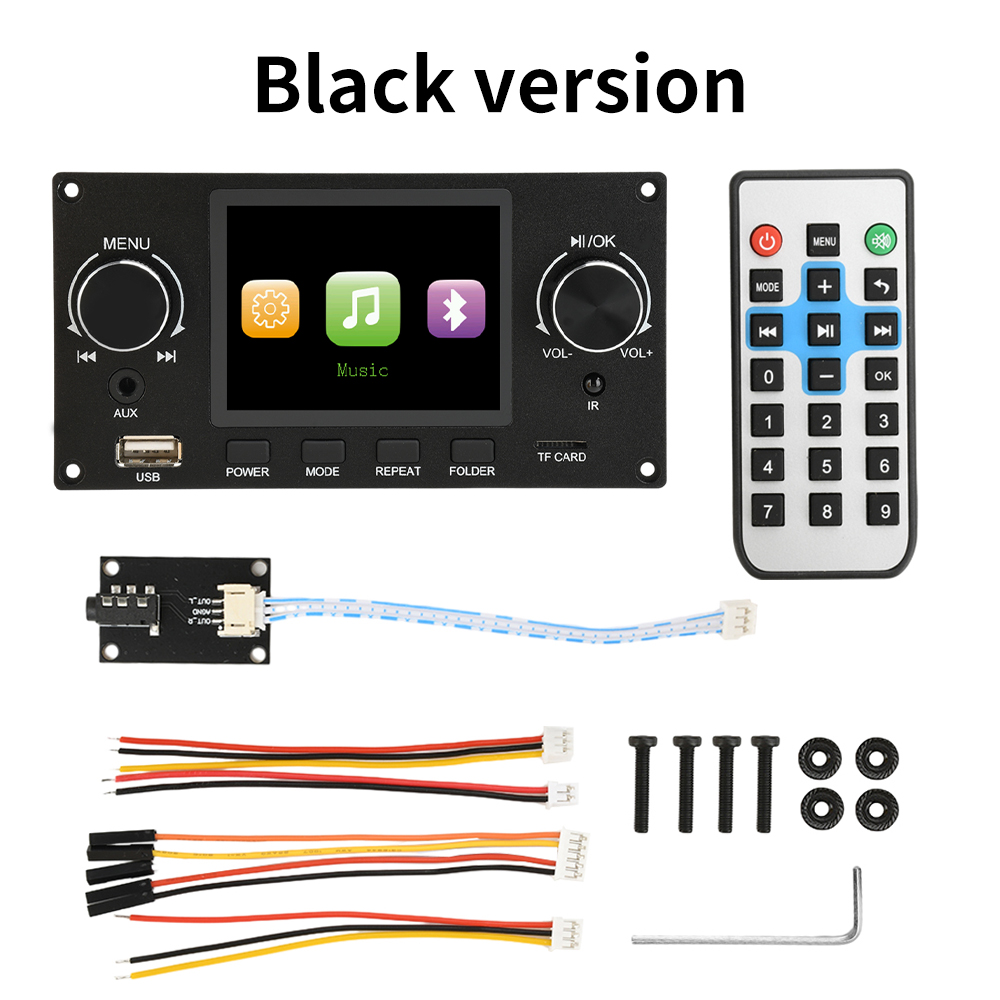 Surround Sound Decoder - 2.8-inch TFT Amplifier Bluetooth DC 4.5-5.0V