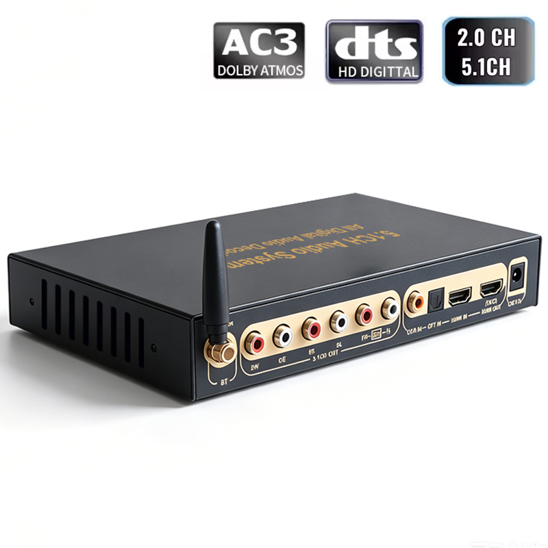 Surround Sound Decoder - DTS AC3 Digital Audio 5.1 Decoder