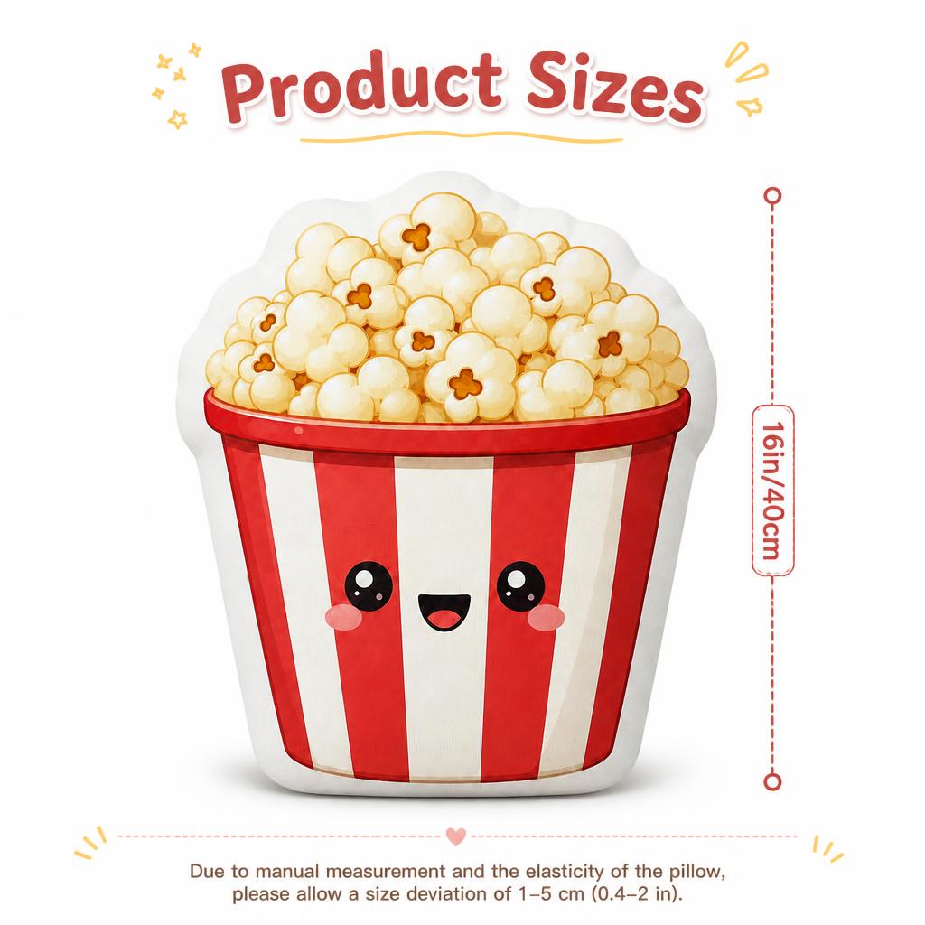 Cute Popcorn Kawaii Movie Snac - Home Cinema Food recension och pris