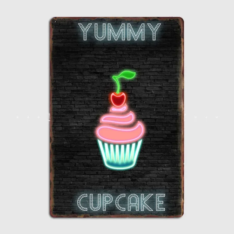 CUPCAKE Food Neon Sign Metal S - Home Cinema Food recension och pris