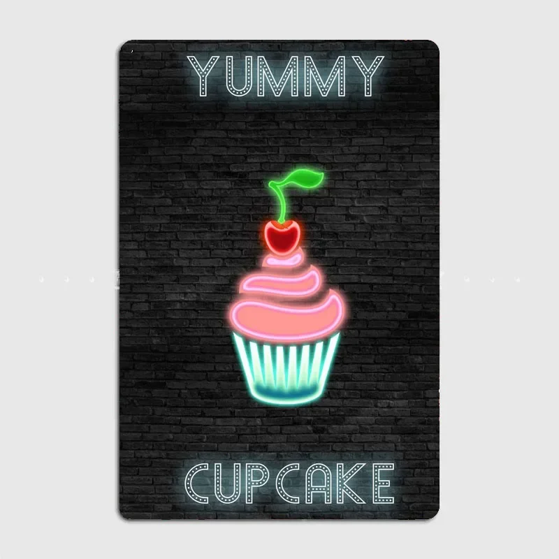 CUPCAKE Food Neon Sign Metal S - Home Cinema Food recension och pris