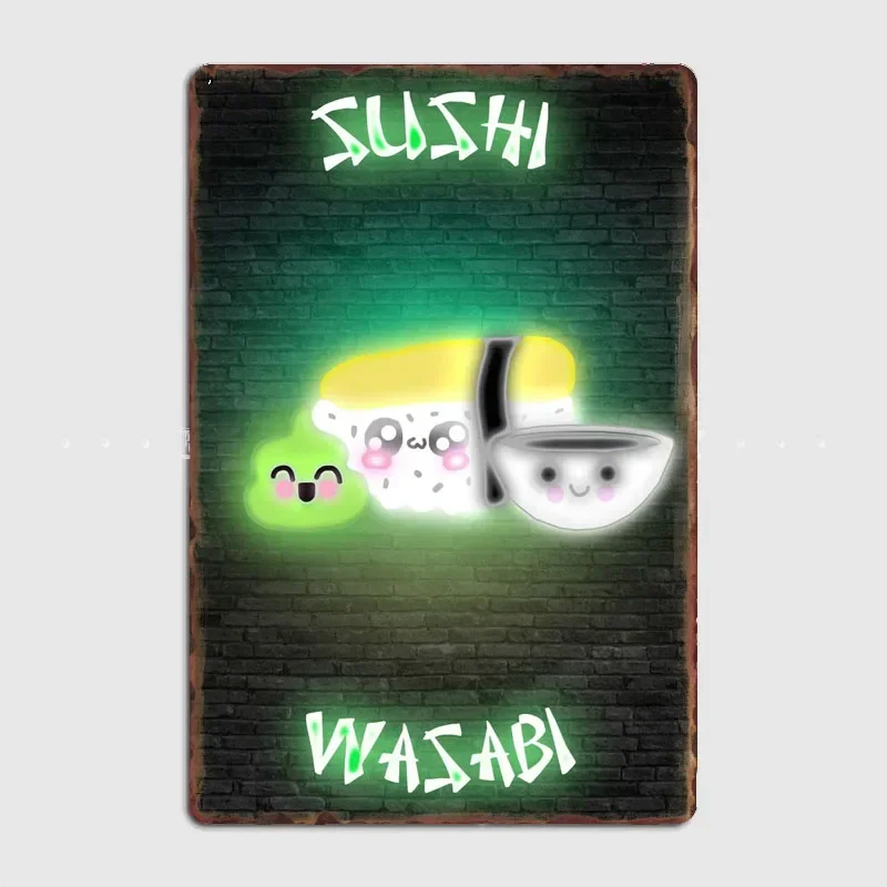 Sushi Wasabi Food Neon Sign Me - Home Cinema Food recension och pris
