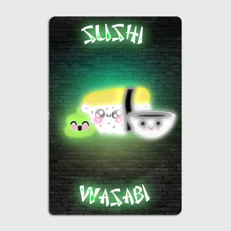 Sushi Wasabi Food Neon Sign Me - Home Cinema Food recension och pris