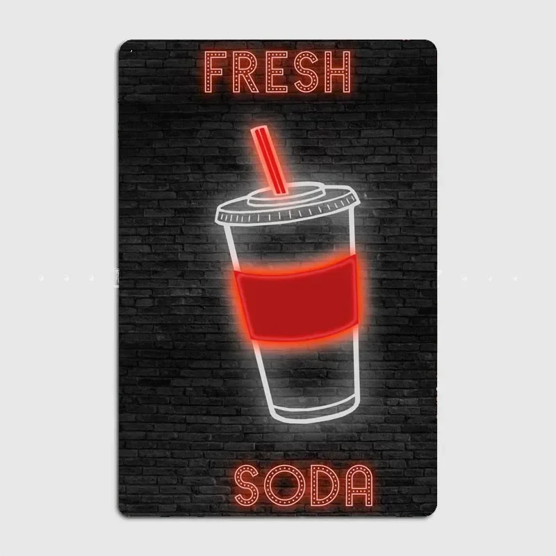 SODA Food Neon Sign Metal Sign - Home Cinema Food recension och pris