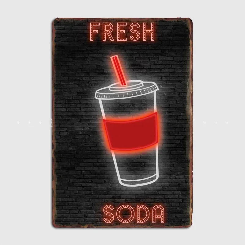 SODA Food Neon Sign Metal Sign - Home Cinema Food recension och pris