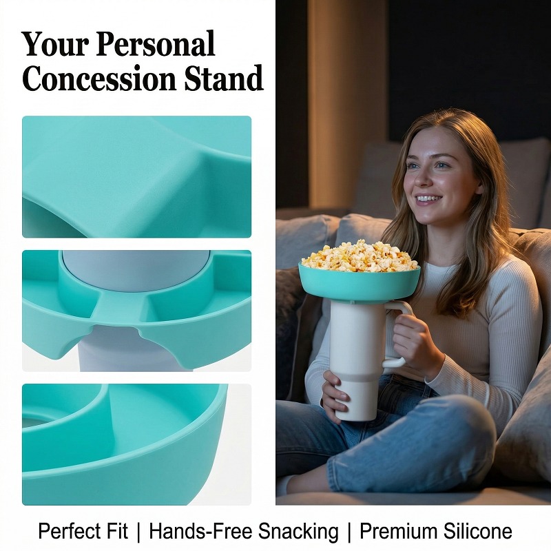 Divided Snack Plate with Cup H - Home Cinema Food recension och pris