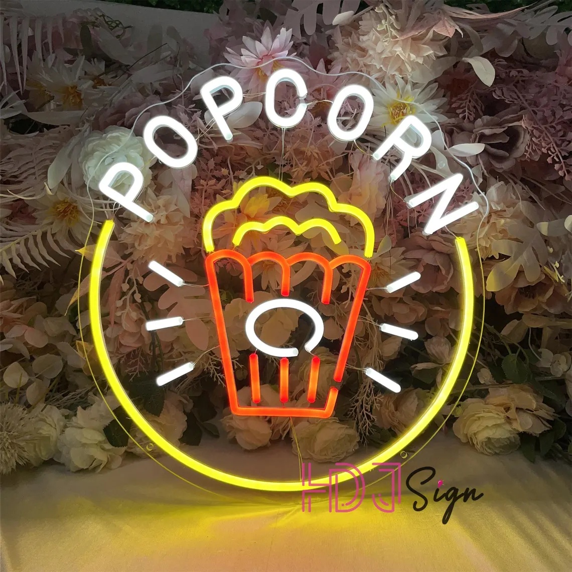 Popcorn LED Neon Sign,Food Bar - Home Cinema Food recension och pris
