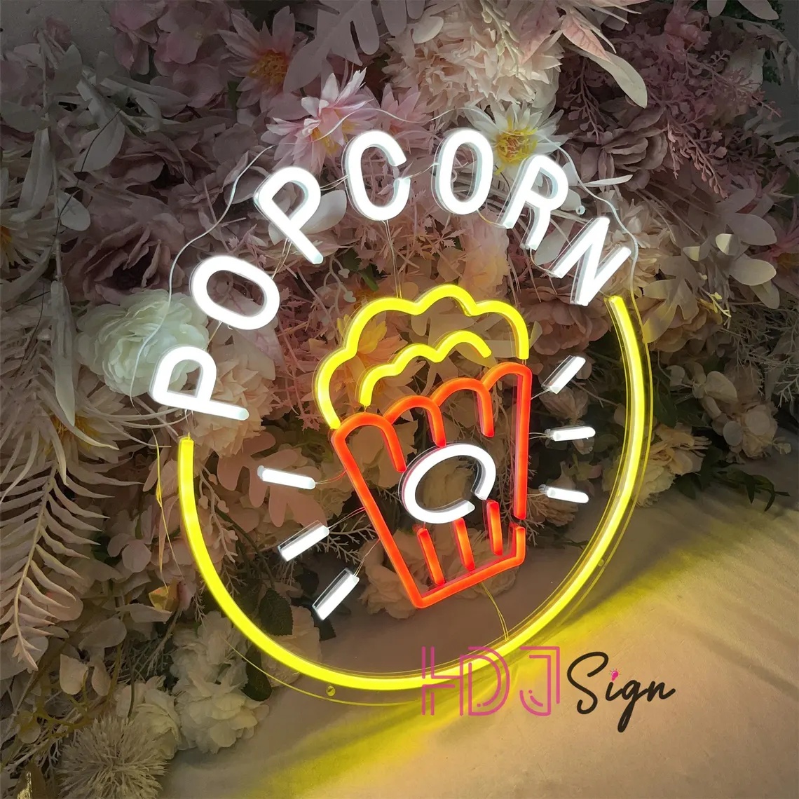 Popcorn LED Neon Sign,Food Bar - Home Cinema Food recension och pris