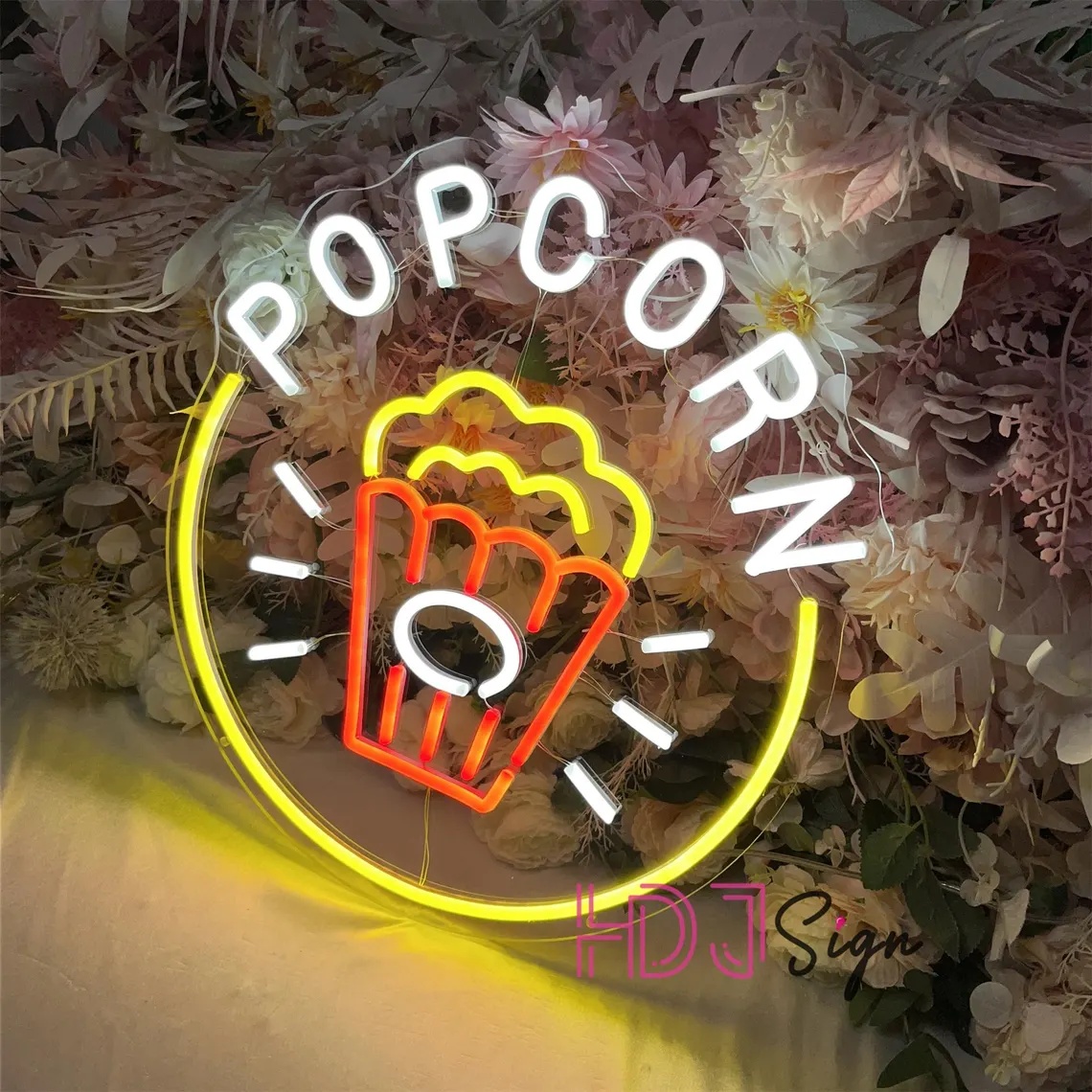 Popcorn LED Neon Sign,Food Bar - Home Cinema Food recension och pris