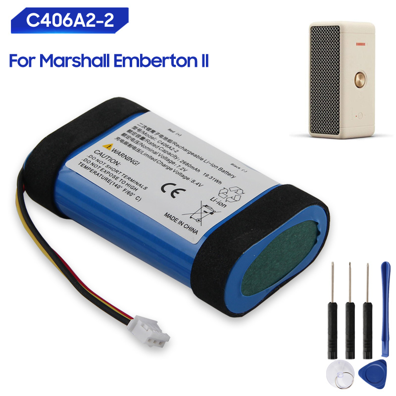 Replacement Battery C406A2-2 F - Home Cinema Marshall recension och pris
