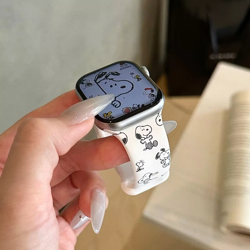 Cartoon Snoopy Watchband Apple - Home Cinema Apple recension och pris