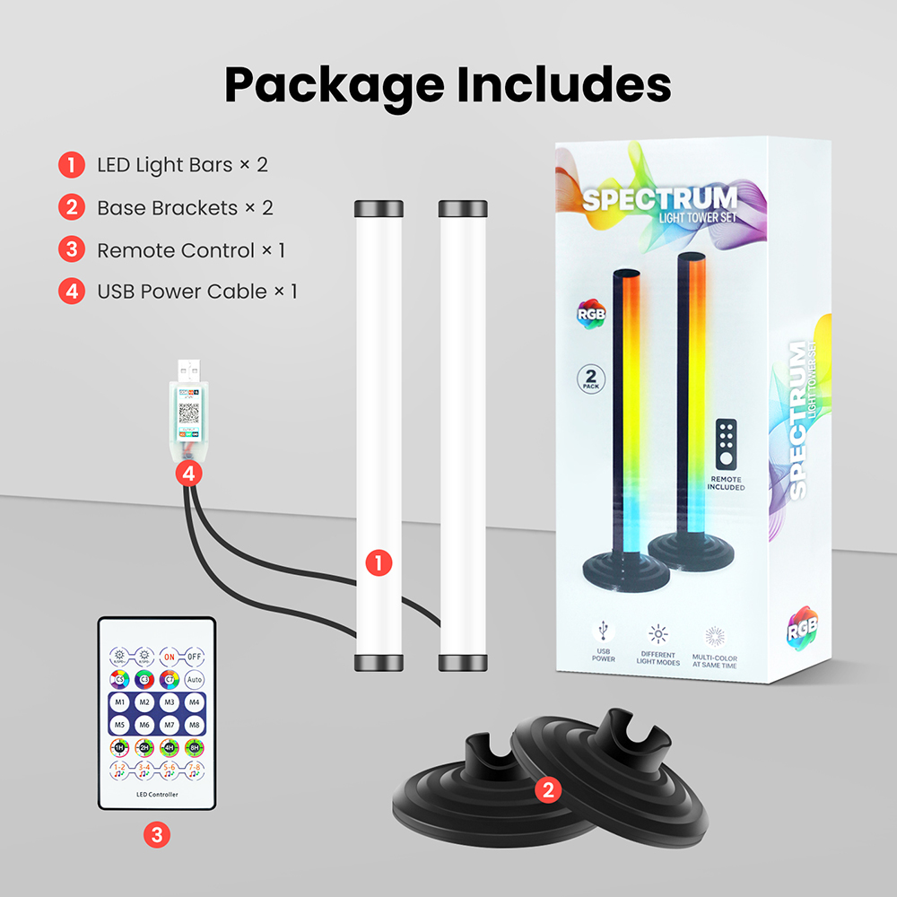 5V Smart LED Corner Floor Lamp - Home Cinema Tv recension och pris