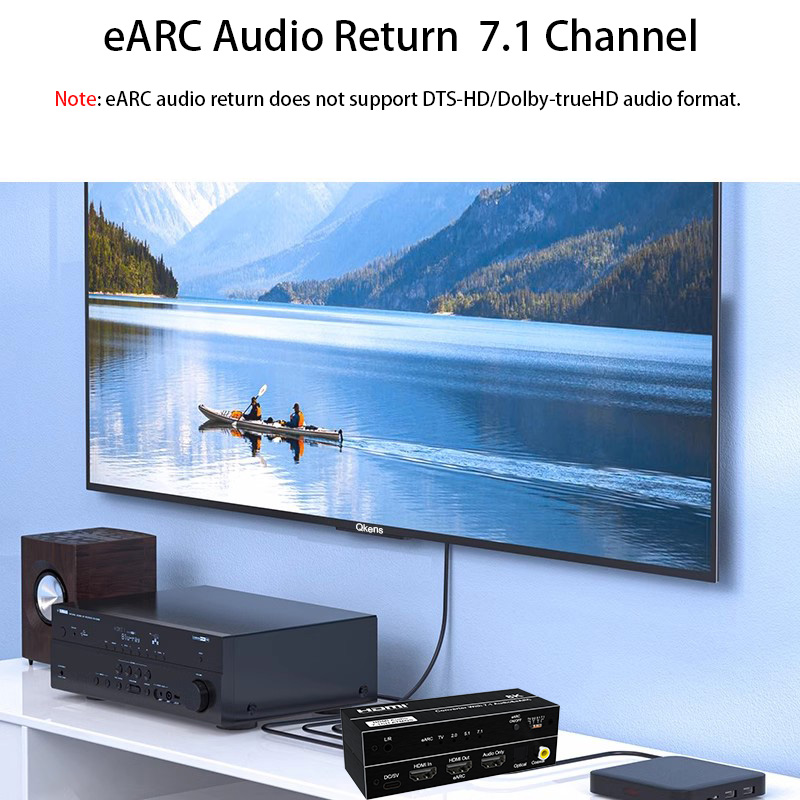 8K HDMI EARC Return Audio Extr - Surround Sound Decoder recension och pris