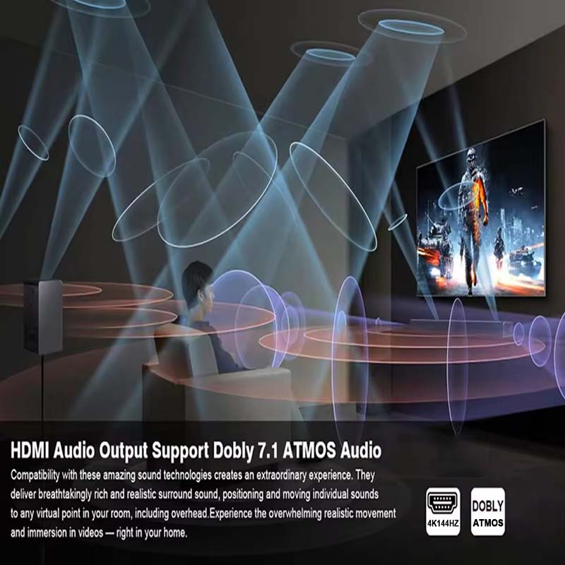 8K HDMI EARC Return Audio Extr - Surround Sound Decoder recension och pris