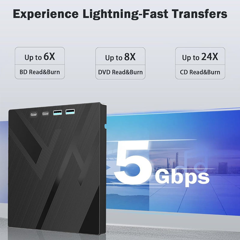 7 in 1 External Blu Ray Drive  - Blu Ray Disc Player recension och pris